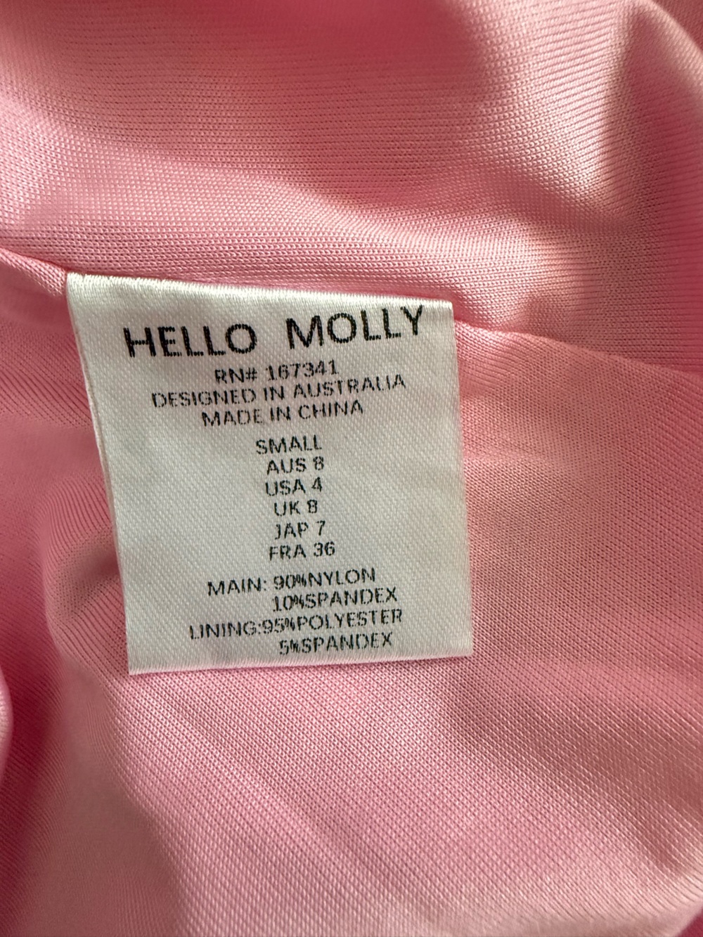 Hello Molly Pink Lace Ruffle Mini Dress - Picture 8 of 14